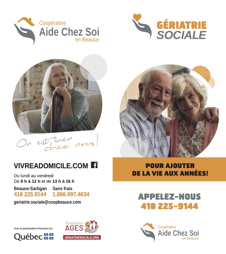 Dépliant Gériatrie